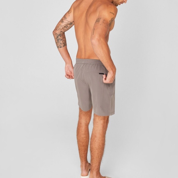 Bo Solid Swim Trunks - Brand New - NEVER WORN - Smoke - Picture 2 of 5